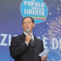 Foto Nicoloro G.  27/09/2010 Milano  Seconda Festa Nazionale della Liberta' organizzata dal PdL al Castello Sforzesco. nella foto Mario Mantovani