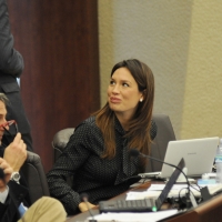 Foto Nicoloro G. 18/10/2011 Milano Seduta del Consiglio Regionale della Lombardia. nella foto Nicole Minetti