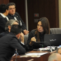 Foto Nicoloro G. 18/10/2011 Milano Seduta del Consiglio Regionale della Lombardia. nella foto Nicole Minetti