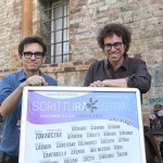 01/07/2021   Ravenna   Serata inaugurale dell\' ottava edizione di \' Scrittura Festival \'. nella foto a sinistra lo scrittore Nicola Lagioia, direttore del Salone Internazionale del Libro di Torino, e Matteo Cavezzali, direttore di Scrittura Festival.