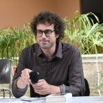 01/07/2021   Ravenna   Serata inaugurale dell\' ottava edizione di \' Scrittura Festival \'. nella foto lo scrittore Matteo Cavezzali, direttore di Scrittura  Festival.
