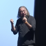 Foto Nicoloro G.   02/07/2023   Bagnacavallo ( RA )   La Milanesiana nel suo giro in Romagna fa tappa a Bagnacavallo. nella foto l' attore e scrittore Roberto Mercadini.