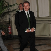 Foto Nicoloro G. 30/10/2012 Milano Tavola rotonda nella sede dell’ ISPI sul tema ” L’ Italia e la politica internazionale. Nuove responsabilità o rischio di marginalizzazione ? “. nella foto Roberto Maroni