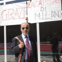 Foto Nicoloro G.  10/09/2010  Milano Primo venerdì di preghiera per la comunità islamica dopo la fine del Ramadan. nella foto Abdel Hamid Shaari