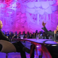 Foto Nicoloro G. 20/01/2012 Milano Prima puntata della nuova serie della trasmissione " Invasioni barbariche " in programmazione su La7 e condotta da Daria Bignardi. nella foto Roberto Saviano – Jovanotti