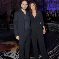 Foto Nicoloro G. 20/01/2012 Milano Prima puntata della nuova serie della trasmissione " Invasioni barbariche " in programmazione su La7 e condotta da Daria Bignardi. nella foto Roberto Saviano – Daria Bignardi