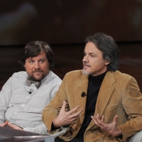 Foto Nicoloro G. 01/01/2012 Milano Trasmissione televisiva su Rai3 " Che tempo che fa " condotta da Fabio Fazio e interamente dedicata al ricordo dello scalatore ed esploratore Walter Bonatti. nella foto Luca Mercalli – Marco Albino Ferrari