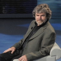 Foto Nicoloro G. 01/01/2012 Milano Trasmissione televisiva su Rai3 " Che tempo che fa " condotta da Fabio Fazio e interamente dedicata al ricordo dello scalatore ed esploratore Walter Bonatti. nella foto Reinhold Messner