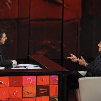 Foto Nicoloro G. 20/01/2013 Milano, Trasmissione televisiva su Rai3 ”Che tempo che fa” condotta da Fabio Fazio. nella foto Fabio Fazio – Carlo Conti