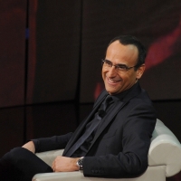 Foto Nicoloro G. 20/01/2013 Milano, Trasmissione televisiva su Rai3 ”Che tempo che fa” condotta da Fabio Fazio. nella foto Carlo Conti