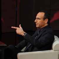 Foto Nicoloro G. 20/01/2013 Milano, Trasmissione televisiva su Rai3 ”Che tempo che fa” condotta da Fabio Fazio. nella foto Carlo Conti