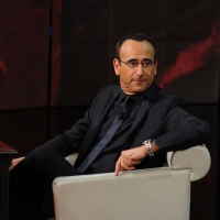 Foto Nicoloro G. 20/01/2013 Milano, Trasmissione televisiva su Rai3 ”Che tempo che fa” condotta da Fabio Fazio. nella foto Carlo Conti   