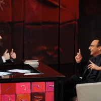 Foto Nicoloro G. 20/01/2013 Milano, Trasmissione televisiva su Rai3 ”Che tempo che fa” condotta da Fabio Fazio. nella foto Fabio Fazio – Carlo Conti  
