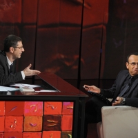 Foto Nicoloro G. 20/01/2013 Milano, Trasmissione televisiva su Rai3 ”Che tempo che fa” condotta da Fabio Fazio. nella foto Fabio Fazio – Carlo Conti 