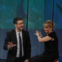 Foto Nicoloro G. 20/01/2013 Milano, Trasmissione televisiva su Rai3 ”Che tempo che fa” condotta da Fabio Fazio. nella foto Fabio Fazio – Luciana Littizzetto      
