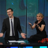 Foto Nicoloro G. 20/01/2013 Milano, Trasmissione televisiva su Rai3 ”Che tempo che fa” condotta da Fabio Fazio. nella foto Fabio Fazio – Luciana Littizzetto       