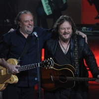 Foto Nicoloro G. 23/01/2012 Milano Trasmissione televisiva su Rai3 ” Che tempo che fa ” condotta da Fabio Fazio. nella foto  Ivano Fossati – Zucchero Fornaciari