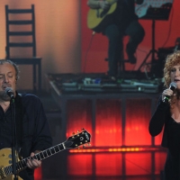 Foto Nicoloro G. 23/01/2012 Milano Trasmissione televisiva su Rai3 ” Che tempo che fa ” condotta da Fabio Fazio. nella foto Ivano Fossati – Fiorella Mannoia