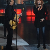 Foto Nicoloro G. 23/01/2012 Milano Trasmissione televisiva su Rai3 ” Che tempo che fa ” condotta da Fabio Fazio. nella foto Ivano Fossati – Fiorella Mannoia