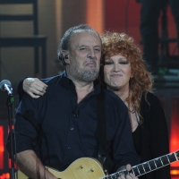 Foto Nicoloro G. 23/01/2012 Milano Trasmissione televisiva su Rai3 ” Che tempo che fa ” condotta da Fabio Fazio. nella foto Ivano Fossati – Fiorella Mannoia