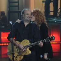Foto Nicoloro G. 23/01/2012 Milano Trasmissione televisiva su Rai3 ” Che tempo che fa ” condotta da Fabio Fazio. nella foto Ivano Fossati – Fiorella Mannoia