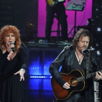 Foto Nicoloro G. 23/01/2012 Milano Trasmissione televisiva su Rai3 ” Che tempo che fa ” condotta da Fabio Fazio. nella foto Fiorella Mannoia – Zucchero Fornaciari