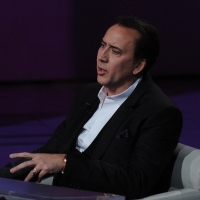 Foto Nicoloro G. 28/01/2012 Milano Trasmissione televisiva su Rai3 ” Che tempo che fa ” condotta da Fabio Fazio. nella foto Nicolas Cage