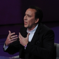 Foto Nicoloro G. 28/01/2012 Milano Trasmissione televisiva su Rai3 ” Che tempo che fa ” condotta da Fabio Fazio. nella foto Nicolas Cage