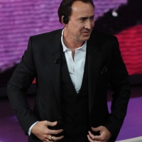 Foto Nicoloro G. 28/01/2012 Milano Trasmissione televisiva su Rai3 ” Che tempo che fa ” condotta da Fabio Fazio. nella foto Nicolas Cage