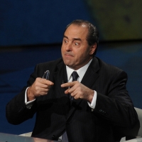 Foto Nicoloro G. 28/01/2012 Milano Trasmissione televisiva su Rai3 ” Che tempo che fa ” condotta da Fabio Fazio. nella foto Antonio Di Pietro