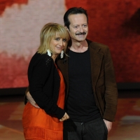 Foto Nicoloro G. 29/01/2012 Milano Trasmissione televisiva su Rai3 " Che tempo che fa " condotta da Fabio Fazio. nella foto Luciana Littizzetto – Rocco Papaleo