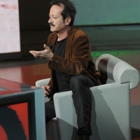 Foto Nicoloro G. 29/01/2012 Milano Trasmissione televisiva su Rai3 " Che tempo che fa " condotta da Fabio Fazio. nella foto Rocco Papaleo