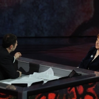 Foto Nicoloro G. 29/01/2012 Milano Trasmissione televisiva su Rai3 " Che tempo che fa " condotta da Fabio Fazio. nella foto Fabio Fazio – Anna Maria Cancellieri