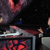 Foto Nicoloro G. 29/01/2012 Milano Trasmissione televisiva su Rai3 " Che tempo che fa " condotta da Fabio Fazio. nella foto Fabio Fazio – Anna Maria Cancellieri