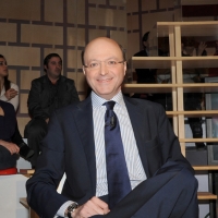 Foto Nicoloro G. 28/01/2011 Milano Trasmissione televisiva di Rai2 ” L’ ultima parola ” condotta da Gianluigi Paragone. nella foto Massimo Corsaro