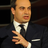 Foto Nicoloro G. 28/01/2011 Milano Trasmissione televisiva di Rai2 ” L’ ultima parola ” condotta da Gianluigi Paragone. nella foto Gianluigi Paragone
