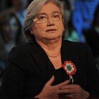 Foto Nicoloro G. 04/03/2011 Milano Trasmissione televisiva su La7 " Invasioni barbariche " condotta da Daria Bignardi. nella foto Rosy Bindi