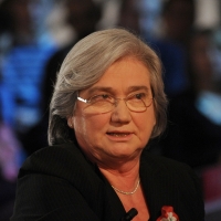 Foto Nicoloro G. 04/03/2011 Milano Trasmissione televisiva su La7 " Invasioni barbariche " condotta da Daria Bignardi. nella foto Rosy Bindi