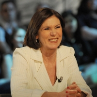 Foto Nicoloro G. 08/04/2011 Milano Trasmissione televisiva su La7 " Invasioni barbariche " condotta da Daria Bignardi. nella foto Bianca Berlinguer