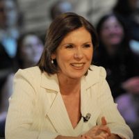 Foto Nicoloro G. 08/04/2011 Milano Trasmissione televisiva su La7 " Invasioni barbariche " condotta da Daria Bignardi. nella foto Bianca Berlinguer