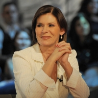 Foto Nicoloro G. 08/04/2011 Milano Trasmissione televisiva su La7 " Invasioni barbariche " condotta da Daria Bignardi. nella foto Bianca Berlinguer