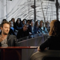 Foto Nicoloro G. 10/12/2010 Milano, Puntata della trasmissione " Invasioni barbariche "  su La7 e condotta da Daria Bignardi. nella foto Cesare Cremonini – Daria Bignardi