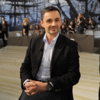 Foto Nicoloro G. 10/12/2010 Milano, Puntata della trasmissione " Invasioni barbariche "  su La7 e condotta da Daria Bignardi. nella foto Filippo Ongaro