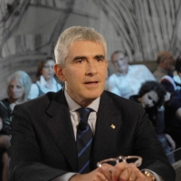Foto Nicoloro G. 11/02/2011 Milano Trasmissione televisiva su La7 " Invasioni barbariche " condotta da Daria Bignardi. nella foto Pier Ferdinando Casini