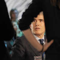 Foto Nicoloro G. 11/02/2011 Milano Trasmissione televisiva su La7 " Invasioni barbariche " condotta da Daria Bignardi. nella foto Pier Ferdinando Casini