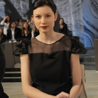 Foto Nicoloro G. 11/02/2011 Milano Trasmissione televisiva su La7 " Invasioni barbariche " condotta da Daria Bignardi. nella foto Francesca Lancini