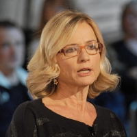 Foto Nicoloro G. 11/02/2011 Milano Trasmissione televisiva su La7 " Invasioni barbariche " condotta da Daria Bignardi. nella foto Cristina Comencini