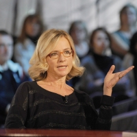 Foto Nicoloro G. 11/02/2011 Milano Trasmissione televisiva su La7 " Invasioni barbariche " condotta da Daria Bignardi. nella foto Cristina Comencini