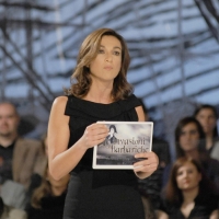 Foto Nicoloro G. 12/11/2010 Milano, Trasmissione televisiva "Le Invasioni barbariche" in programmazione su La7 e condotta da Daria Bignardi. nella foto Daria Bignardi