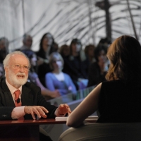 Foto Nicoloro G. 12/11/2010 Milano, Trasmissione televisiva "Le Invasioni barbariche" in programmazione su La7 e condotta da Daria Bignardi. nella foto Eugenio Scalfari – Daria Bignardi
